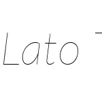 Lato Thin