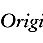 Original Garamond BT