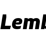 LembraW00-BlackItalic