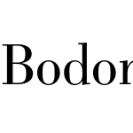 Bodoni