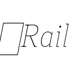 Rail-ThinItalic