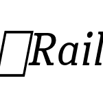 Rail-CaptionItalic