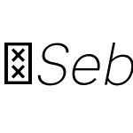 Sebino-ExtraLightItalic