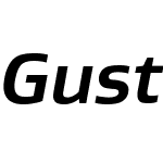 Gustan Bold Italic