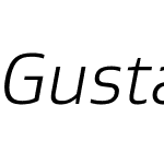 Gustan Light Italic