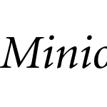 Minion Cyrillic