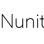 Nunito Sans ExtraLight