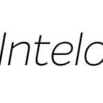 Intelo Alt Thin Italic