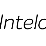 Intelo Alt Light Italic