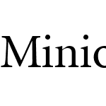 Minion Cyrillic