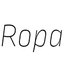 RopaSansPTTW10-ThinItalic