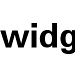 widgetfont