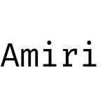 Amiri Typewriter