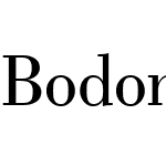 Bodoni