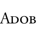 Adobe Garamond