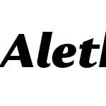 AlethiaW00-BlackItalic