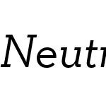 Neutraface Slab Text TT