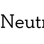 Neutraface Slab Text TT