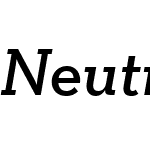 Neutraface Slab Text TT