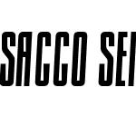 Sacco Semi Bold Oblique