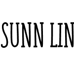 SUNN Line Serif Free