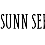 SUNN Serif Free