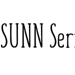 SUNN Serif