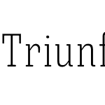 Triunfo Light Condensed