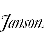 JansonAntiquaSHOP-Italic