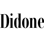 Didonesque Medium Condensed