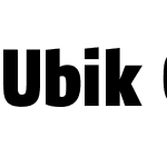 UbikGroteskW01-CondXBold