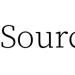 Source Serif Pro Light