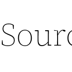 Source Serif Pro ExtraLight