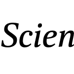 Scientia Medium Italic