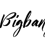 Bigbang Typeface