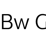 Bw Glenn Sans