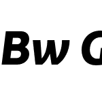 Bw Glenn Sans ExtraBold Italic