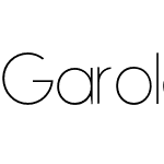 Garold Logo Typeface