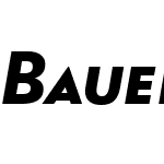 Bauer Grotesk SC Offc