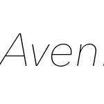 Avenir Next World