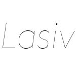 LasiverW00-HairlineItalic