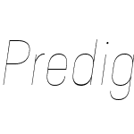 PredigeW00-HairlineItalic