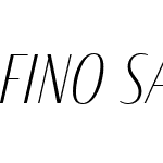 FinoSansW00-ThinItalic