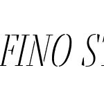FinoStencilW00-ThinItalic