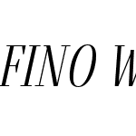 FinoW00-LightItalic