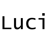 Lucida Console W1G