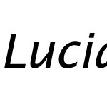 Lucida Grande W1G