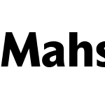 Mahsuri Sans MT Pro