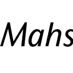 Mahsuri Sans MT Pro