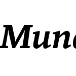 Mundo Serif